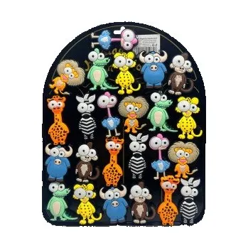 Dekorativní magnet Magnety zoo, 6x3,5cm, bal 24ks, různé druhy - Cena za 1ks
