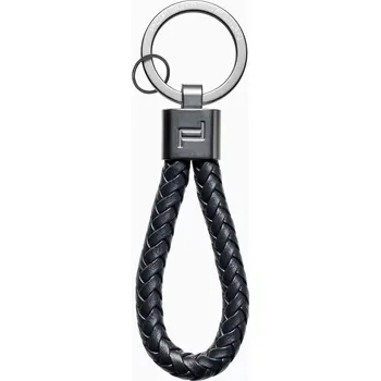 Porsche Design Keyring Leather Cord klíčenka s koženým řemínkem tmavě modrá