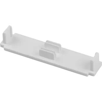 Příslušenství pro garnýž Dekodum Dvojitá koncovka pro PVC stropní lištu bílá - 2 ks