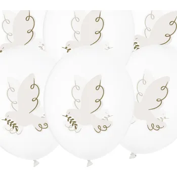 Balónek Latexové balónky strong průhledné 30 cm 6 ks