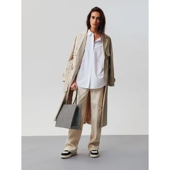 Dámské kalhoty Sinsay - Kalhoty cargo - béžová - 4869T-02X - 4869T-02X-S