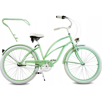 Městské kolo Městské kolo RoyalBi Dámské městské kolo 28" mátové holandské kolo dámské rám 20 palců kolo 28" zelené