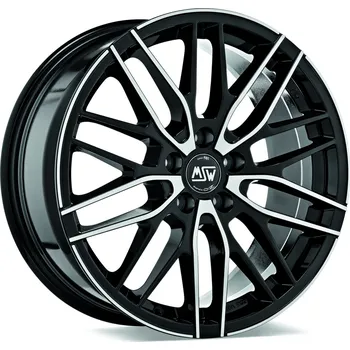 Alu kolo Alu disk MSW AVANTGARDE MSW 72 8x18, 5x112, 73, ET35 GLOSS BLACK FULL POLISHED