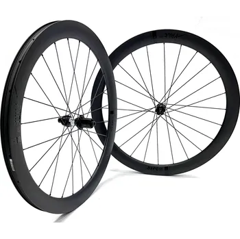 Zapletené kolo PanchoWheels by BikePart 1405g Karbonová plášťová disková zapletená kola PANCHOWHEELS PACE 50 Carbon, Sapim CX Ray Typ nábojů: OGS Super Light