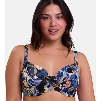 Dámské plavky Plavková balkónová podprsenka Fidji, s kosticemi černá 95