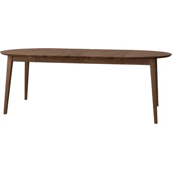 Jídelní stůl KATMANDU Stůl Orbetello rozkládací, tabákový dub, kulatý 90 cm do 190 cm