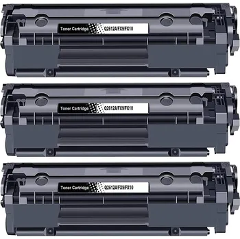 Multipack 3x toner HP 12A - Q2612A kompatibilní černý
