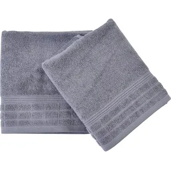 Ručník Praktik Ringo, 50 × 100 cm, šedý