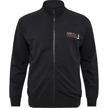 Pánská mikina Pánská mikina 51115 NORTH černá s výšivkou 4XL - 8XL NORTH ODE-NO-51115-0099 - 7XL