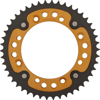 Řetězová sada pro motocykl Řetězová rozeta SUPERSPROX STEALTH RST-455:46-GLD zlatá 46 zubů, 420 KAWASAKI KX 65 2000-2001