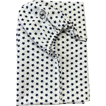 Prostěradlo Prostěradlo do postýlky 120x60 tmavě modré hvězdičky 100% bavlna