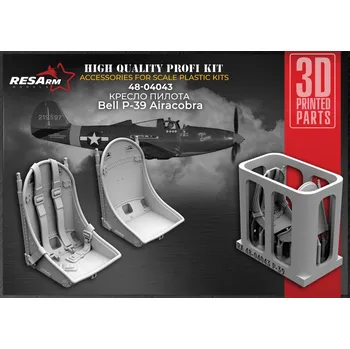 Plastikový model RESARM 1/48 Bell P-39 Airacobra seats
