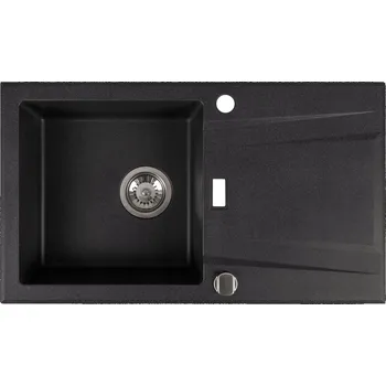 Granitový dřez Jednokomorový granitový dřez Brenor černý