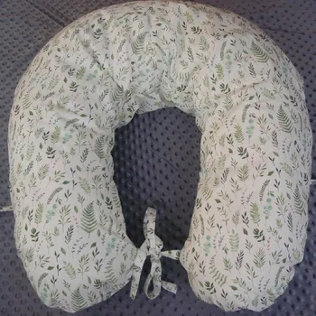Kojící polštář Pro útulný domov Kojící polštář Kapradí s bílou
