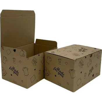 Elektroinstalační krabice Krabice, S POTISKEM, PŘÍRODNÍ, 19,3x12,8x10,3 cm, 1 kus