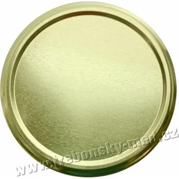 Víčko na zavařovací sklenici Víčko TO 89 zlaté RTS paster