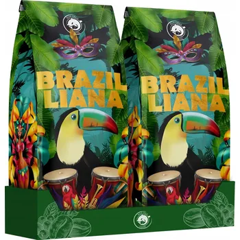 Káva zrnková Arabica Blue Orca Coffee BRAZILLIANA TOUCANO 2000 g