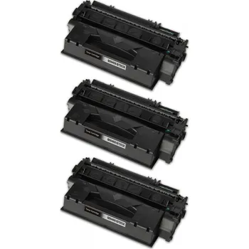 Multipack 3x toner HP 53X - Q7553X kompatibilní černý