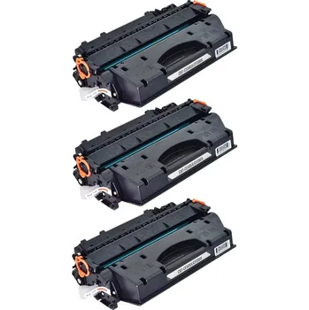 Multipack 3x toner HP 80X - CF280X kompatibilní černý