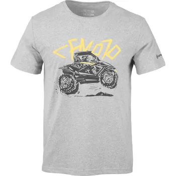 Pánské tričko Tričko CFMOTO ZFORCE Cartoon, šedé Velikost: 2XL