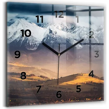 Hodiny Nástěnné hodiny Wallfluent bílé 30 cm