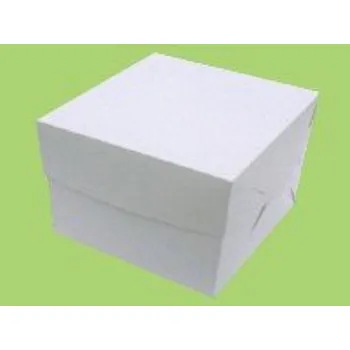 Jednorázové nádobí Dortová krabice patrová 30x30x30cm / dno+víko