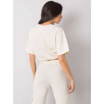 Dámská mikina Krátká mikina 217-BL-24290.81P RUE PARIS Barva: Tělová, Velikost: L