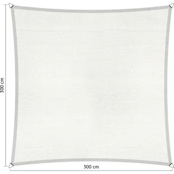Stínicí technika Lazy Momo Sluneční čtverec basic 3,0 x 3,0 m Barva: Bílá