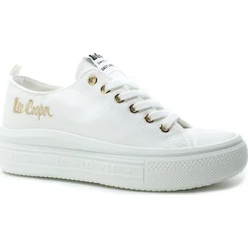 Dámské tenisky Lee Cooper 2462L white/gold, dámské plátěnky vel.38