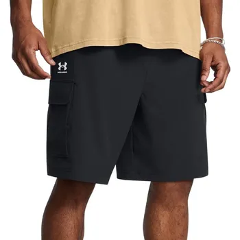 Šortky Under Armour UA Vibe Woven Cargo Short-BLK 1386560-001 Velikost XXL