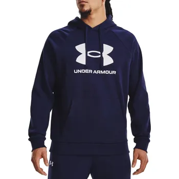 Pánská mikina Mikina s kapucí Under Armour Rival Fleece 1379758-410 Velikost 3XL