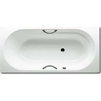 Vana Kaldewei Ambiente - Obdélníková vana Vaio Star 961, 170x80 cm, s otvory pro madla, bílá - vana, celoplošný antislip, nestandardní přepad, otvory pro madla 234127090001