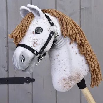 Hobby horsing Hobby Horse Rufus s černou ohlávkou Velikost: S