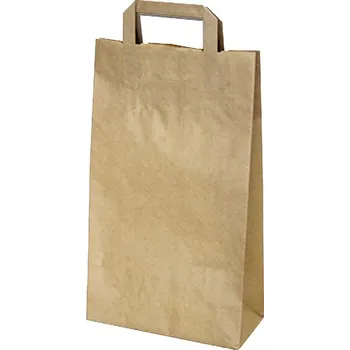 Nákupní taška Papírová taška hnědá 26+17x25cm / 80g/m2 / 47426