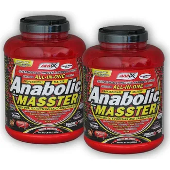 Protein Amix 2x Anabolic Masster 2200g Vanilla + DÁREK + Doprava ZDARMA