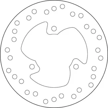 Brzdový kotouč Brzdový kotouč BREMBO 68B40719 fix APRILIA SR 50 Ditech Factory 2005-2008