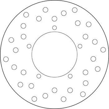 Brzdový kotouč Brzdový kotouč BREMBO 68B40713 fix PIAGGIO/VESPA Zip 50 2000-2004