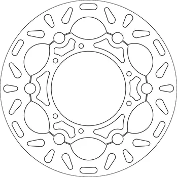 Brzdový kotouč brzdový kotouč plovoucí, NEWFREN HONDA CRF 250 R 2004-2014