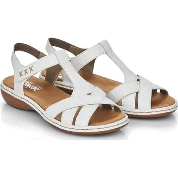 Dámské sandále Rieker 65919 bílá, vel. 39