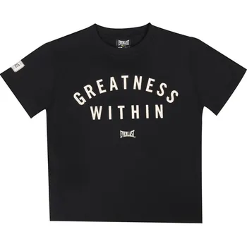 Chlapecké tričko Everlast Greatness Within T-Shirt Junior Boys Black/White 13 let