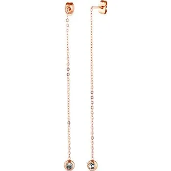 Náušnice VUCH Náušnice Saria Rose Gold + Dárkové balení