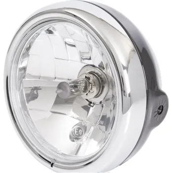 Auto-moto Louis Hlavní světlo Six Days - černá matná/chrom