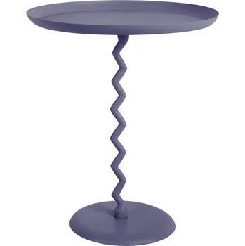 Konferenční stolek Kovový kulatý odkládací stolek ø 44 cm Zig Zag – Leitmotiv ID_1737426