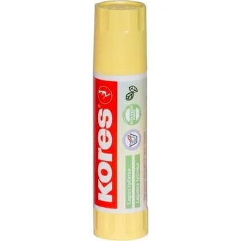 Kancelářské lepidlo Lepicí tyčinka Kores 20 g - pastelová, Barva Žlutá