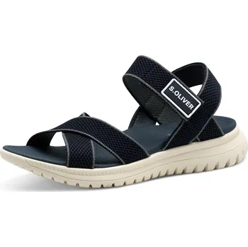 Dámské sandále DÁMSKÉ SANDÁLY S.OLIVER 5-28601-44 805 MODRÁ Barva: MODRÁ, Velikost: 41