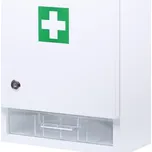 ŠTĚPAŘ Nástěnná lékárnička dřevěná pro 20 osob bílá