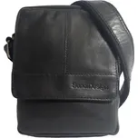 Pánská kožená taška přes rameno Sendi Design černá N 110 black