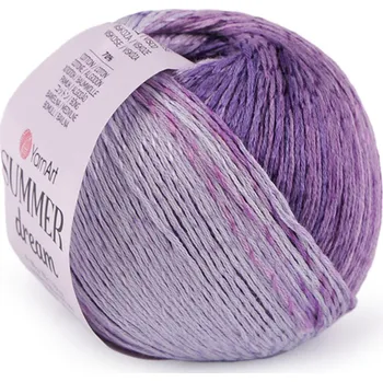 Příze Pletací příze Summer Dream 100 g, barva 2 (4306) fialová lila