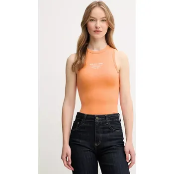 Top Pepe Jeans VIV PL506032 oranžová 22X, vel. XL