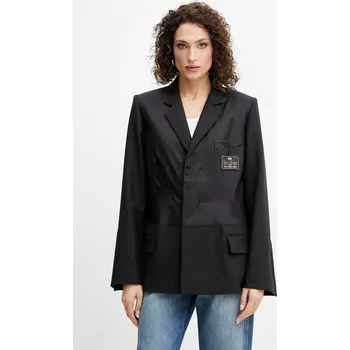 Dámské sako Blazer s příměsí vlny Victoria Beckham 1225WJK006168B černá 99X, vel. 34
